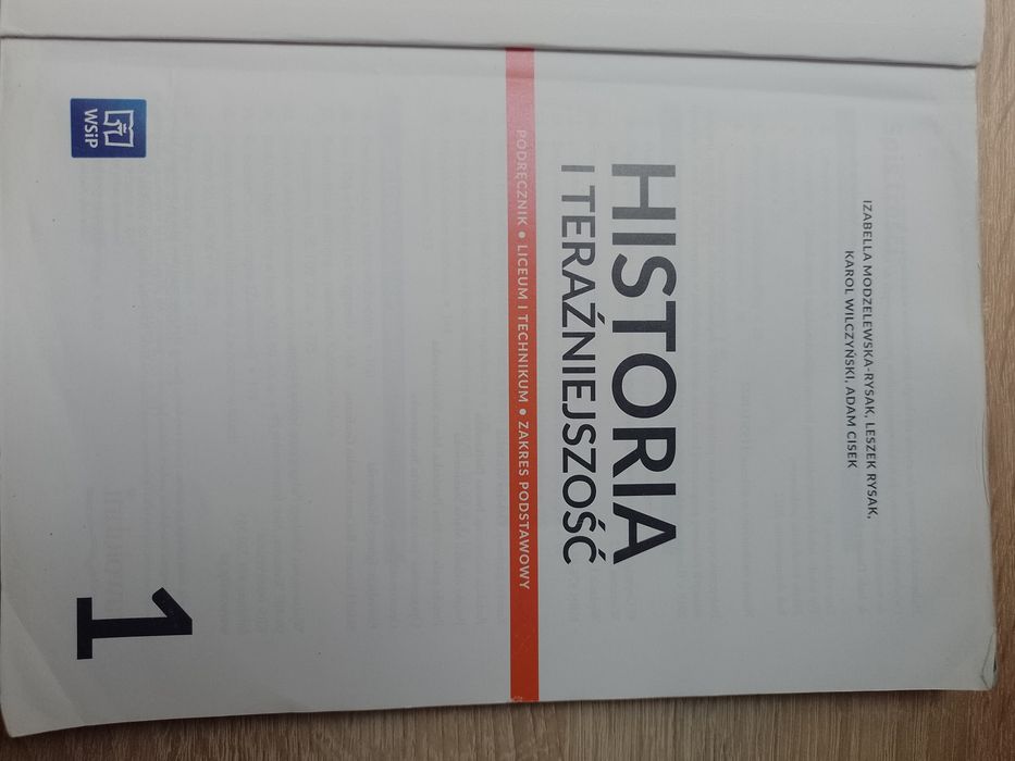Historia i Teraźniejszość 1 Podręcznik do liceum i technikum Podstawa