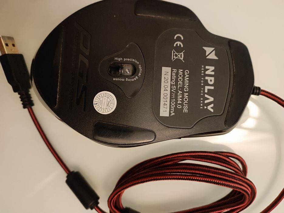 Rato Gaming NPLAY Aim 4.0 (6000 dpi - Preto)