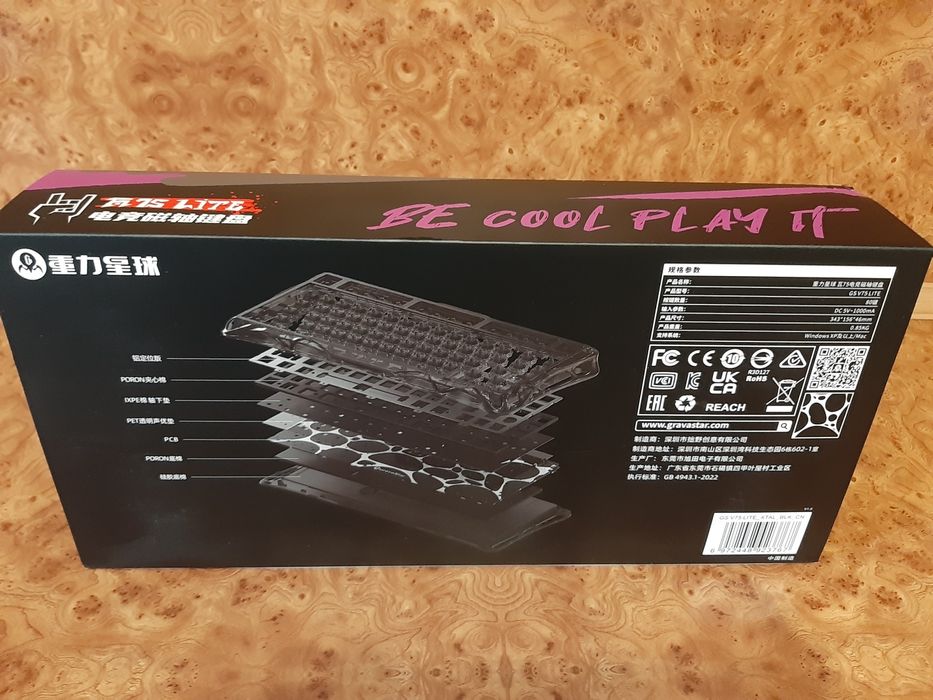 ТОП Клавиатура GravaStar Mercury V75 Lite/V75 HE/ на магнитной оси 8k.