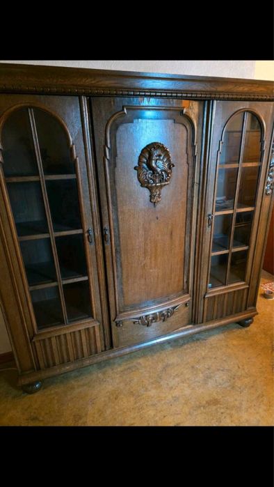 Bibloteka antyczna debowa