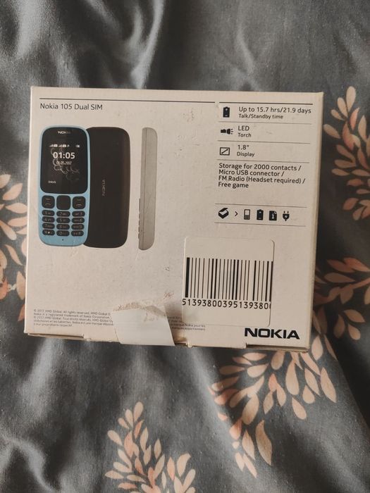 Nokia 105 на две симкарты