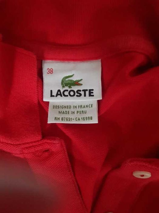 Lacoste śliczna koszulka polo– 38