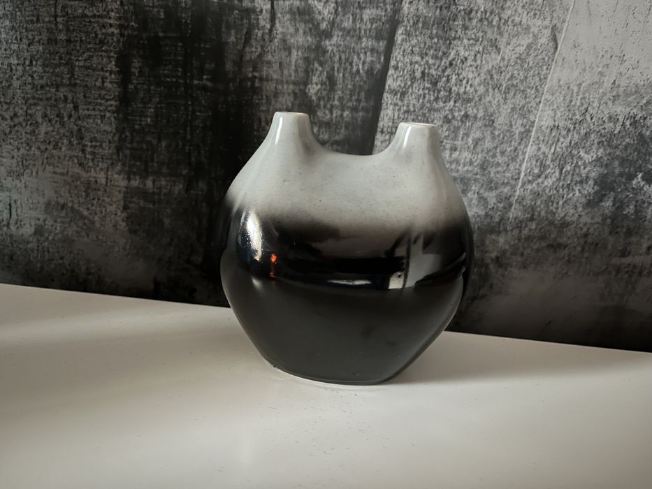 Chodzież podwójny wazon Przybyszewska  porcelana prl