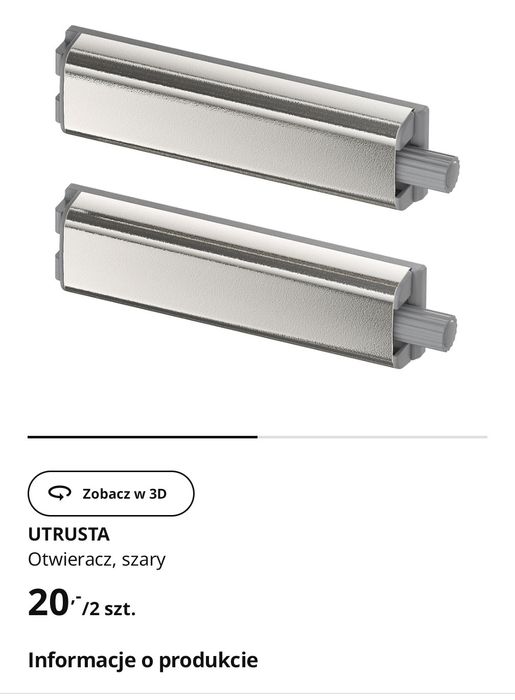 Utrusta Ikea otwieracz do szafek, klikacz