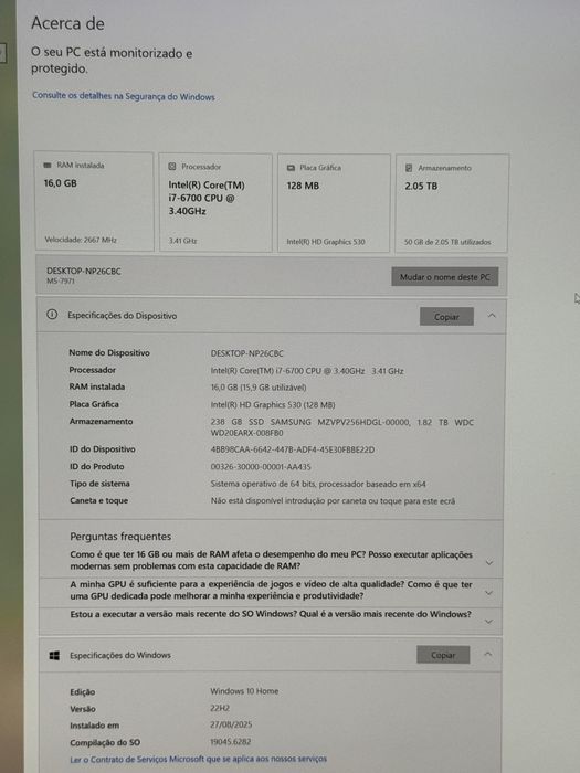 Vendo PC computador Intel I7