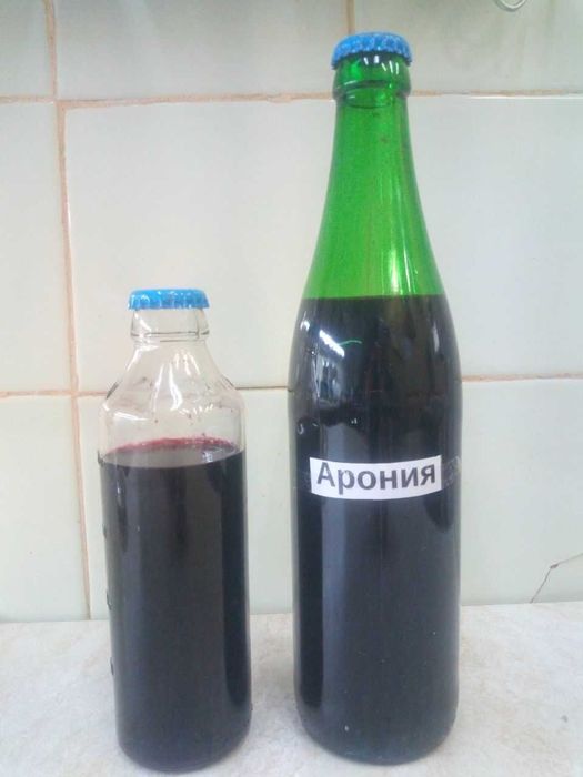 Сок. Черноплодная рябина (Арония) Прессование