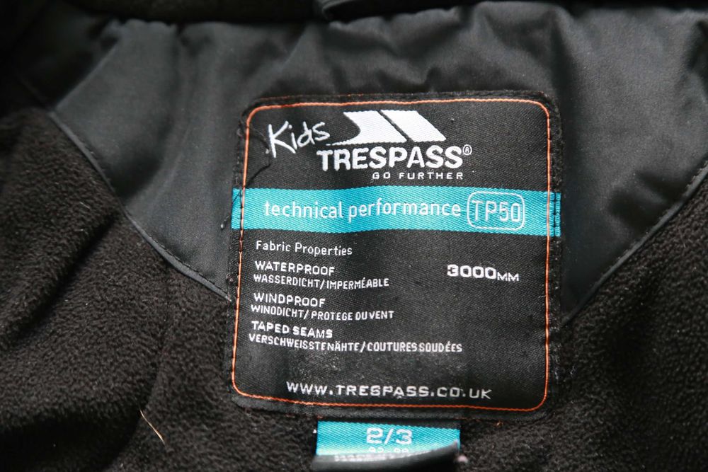 TRESSPASS parka płaszcz zimowy Mega Cieplutki na 2-3 latka kurtka