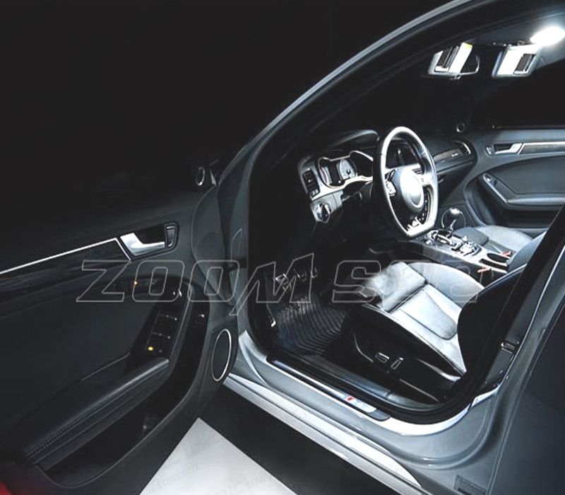 KIT COMPLETO 15 LAMPADAS LED INTERIOR AUDI A4 S4 B8 SALOON SEDAN 09-15