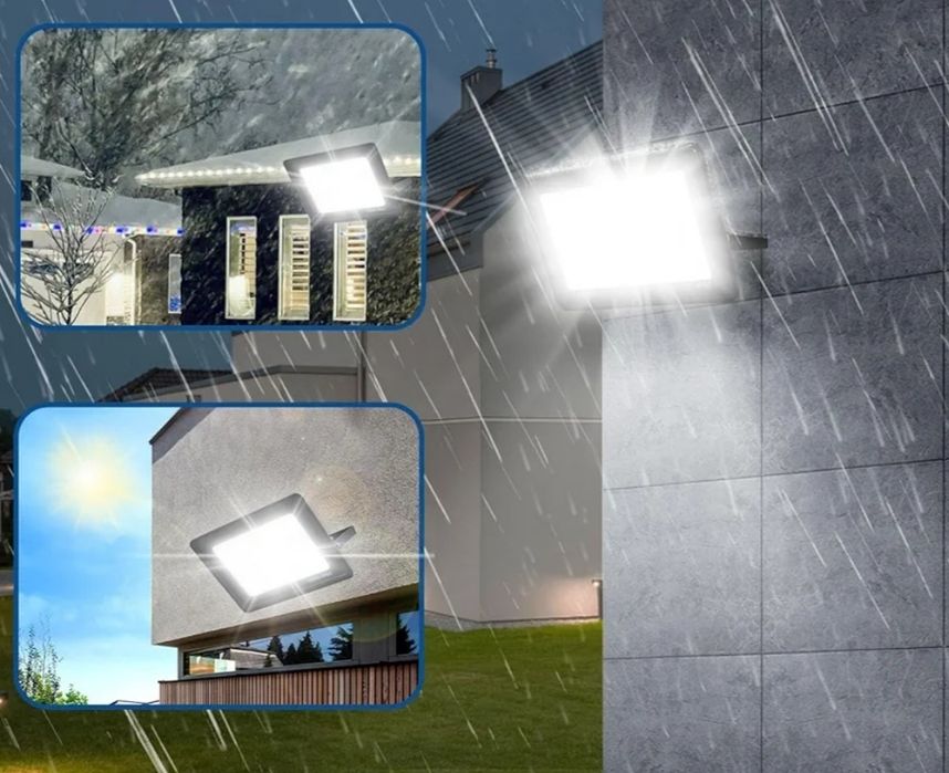Holofotes exteriores solares/eletricidade