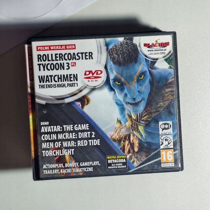 cd-action 173 - rollercoaster tycoon 3 iii + watchmen