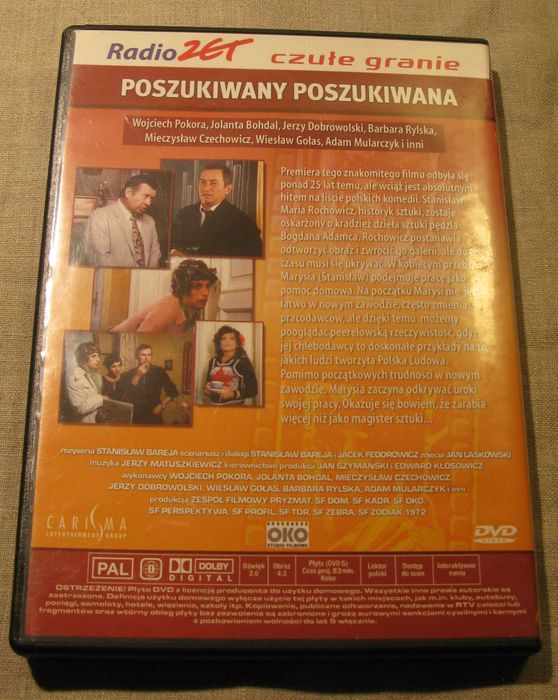 Poszukiwany Poszukiwana film DVD [O8]