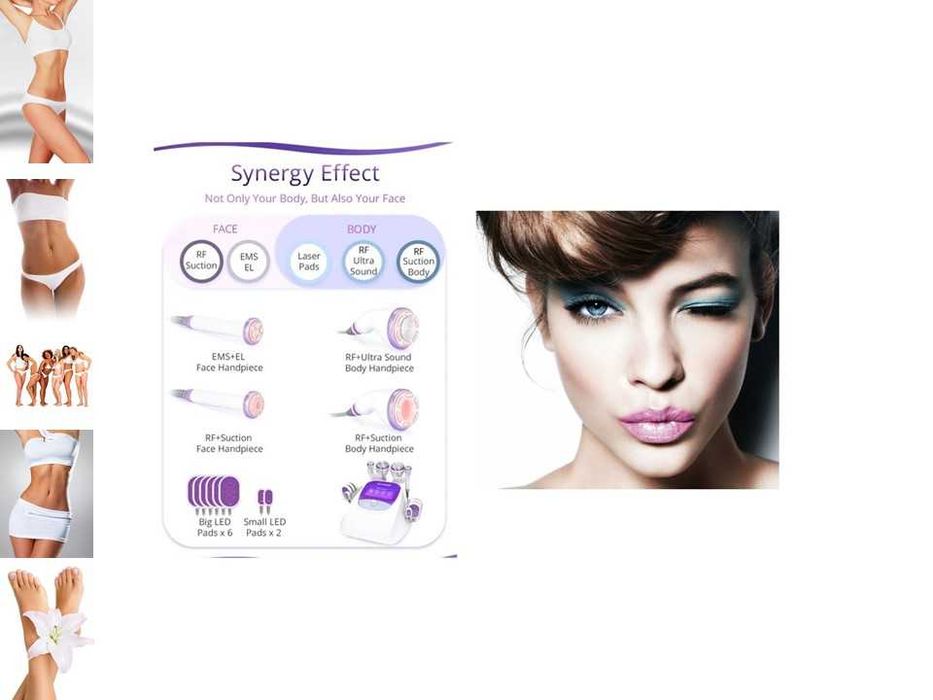 Máquina S- Shape 30K Lipo Laser,Cavitação RF, Vácuo Com RF,versão 2024