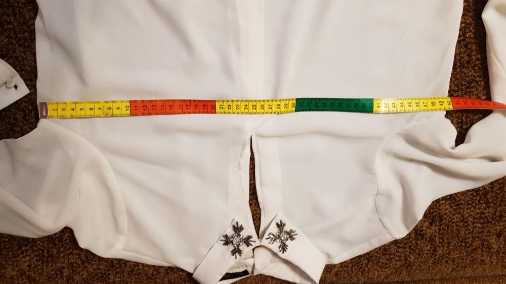 Biała bluzka ZARA r.M