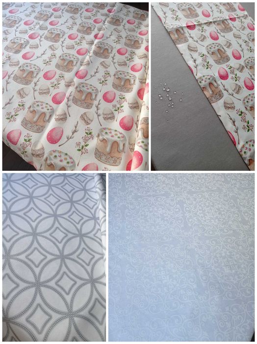 Красиві скатертини, ранери, тканина з тефлоновим покриттям