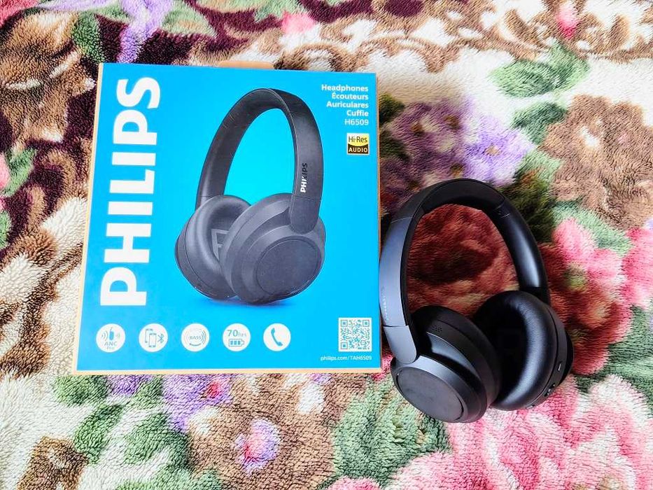 Słuchawki Bezprzewodowe Nauszne PHILIPS TAH6509 nowe z gwarancją