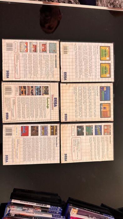 Caixas de jogos Master System