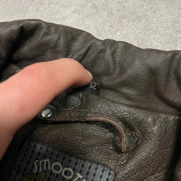 Vintage Kurtka Skórzana Kamizelka Leather Jacket Vest Retro Y2K 90s