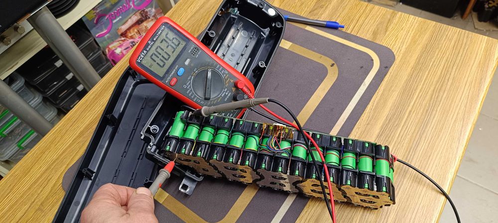 Батарея - з  велосипеда Gazelle  36V-333 Wh (10s4p sony us18650v3)