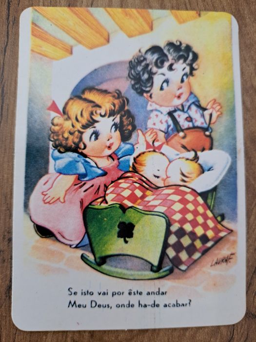 Pack de 4 calendários antigos- 1986