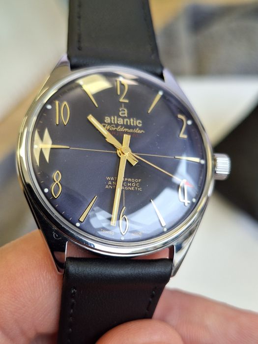 Atlantic worldmaster granatowy niebieski blue