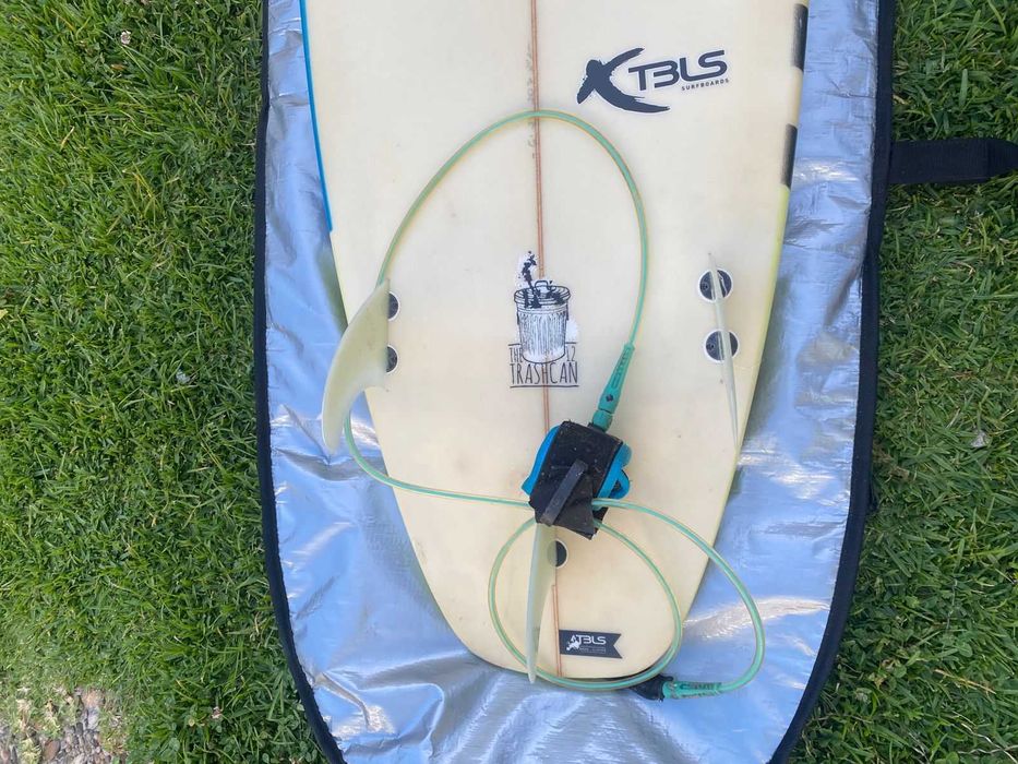 Prancha de Surf 6'2 completa + Capa de proteção