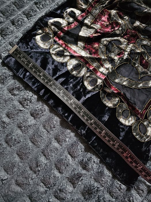 Szalik  jedwab wiskoza witrażowy