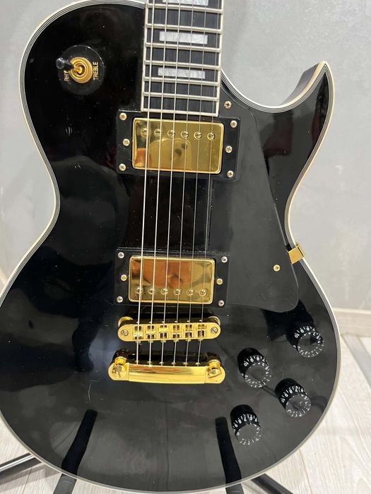 harley benton sc-custom ii bk les paul custom black