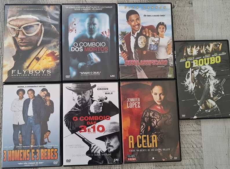 DvD Originais 3 e 5 €