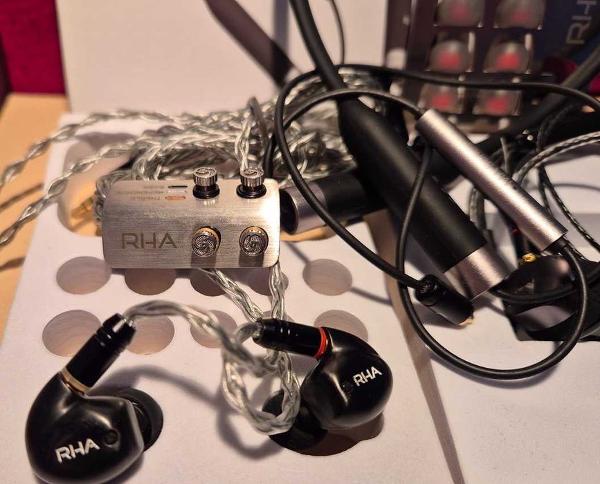 Słuchawki RHA T20 i Sennheiser Momentum TWS 3 i bluetooth mmcx