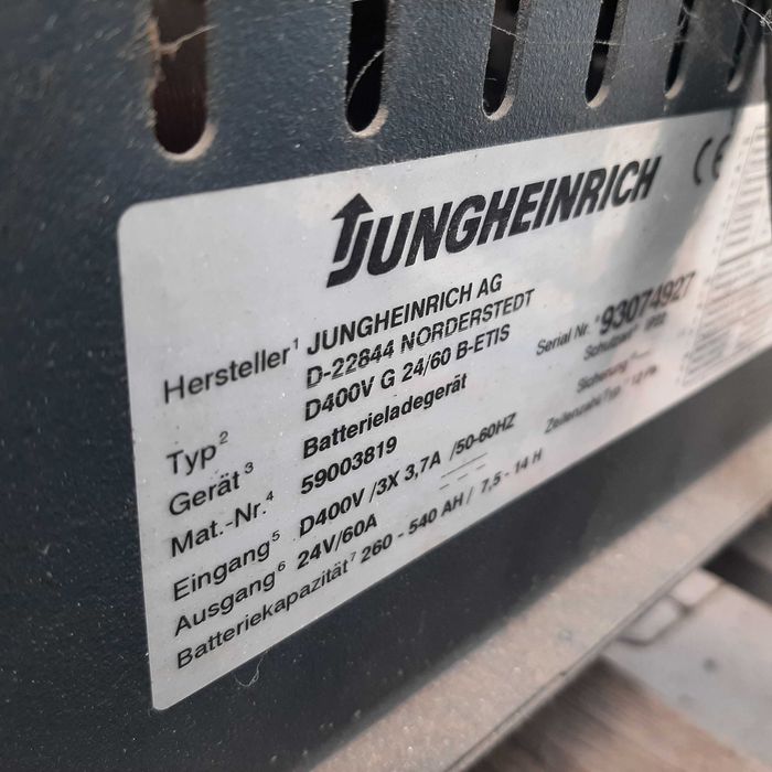 Ładowarka do wózka paletowego widłowego Jungheinrich 24V 60A