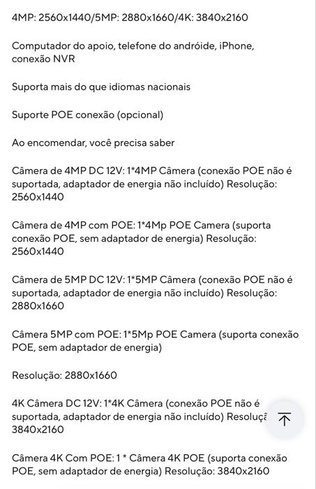 Pack 3 cameras video-vigilancia 4k
