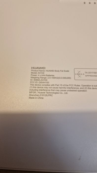 Waga Huawei AH100