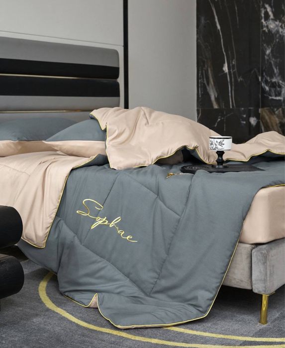 Новинка! Розкішний постільний набір з ковдрою постель с одеялом