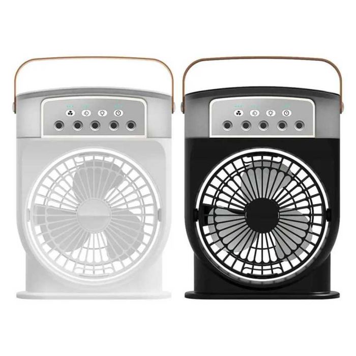 Ventoinha de Pulverização Portátil (FUNCIONA COM ÁGUA OU GELO)