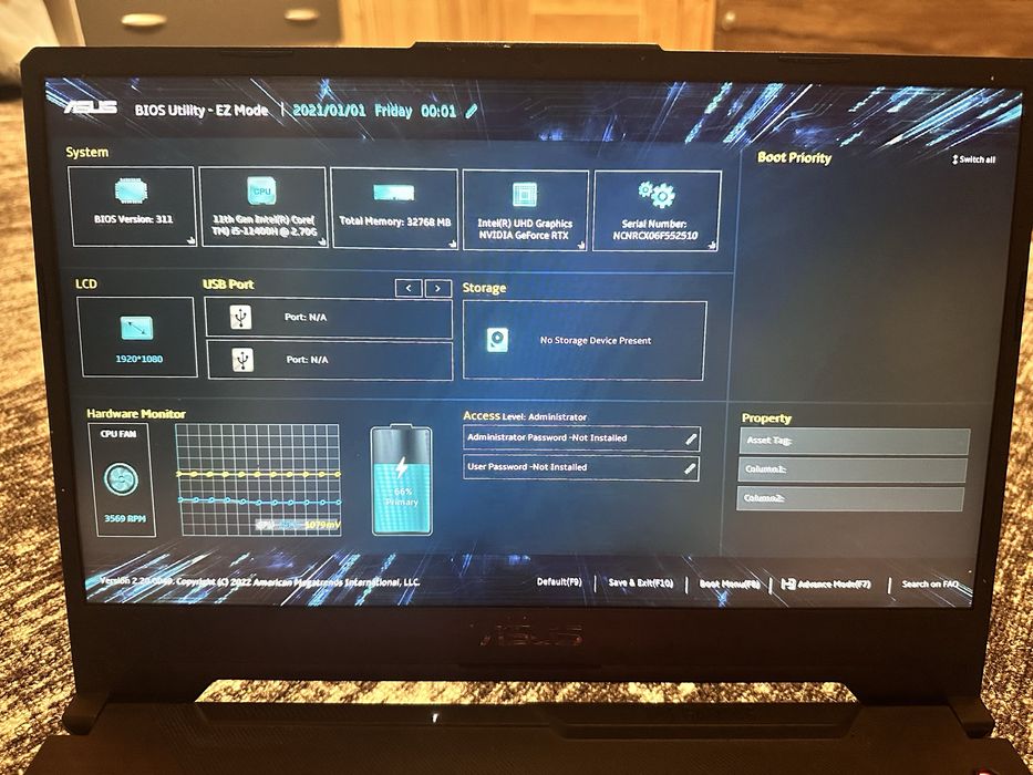 asus tuf gaming f15 Ram 32gb