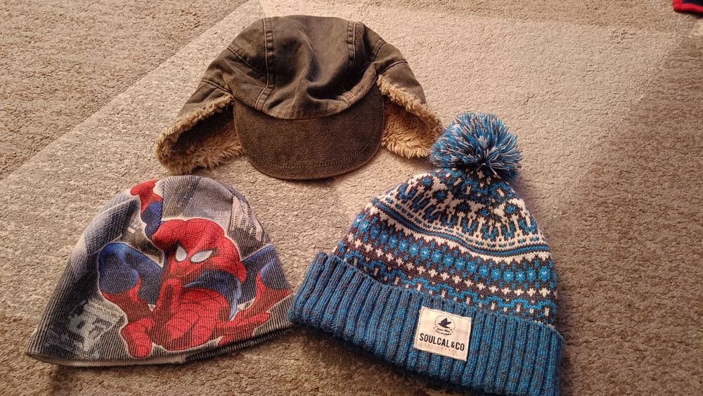 Trzy czapki dla chłopca Next Soulcal Spiderman