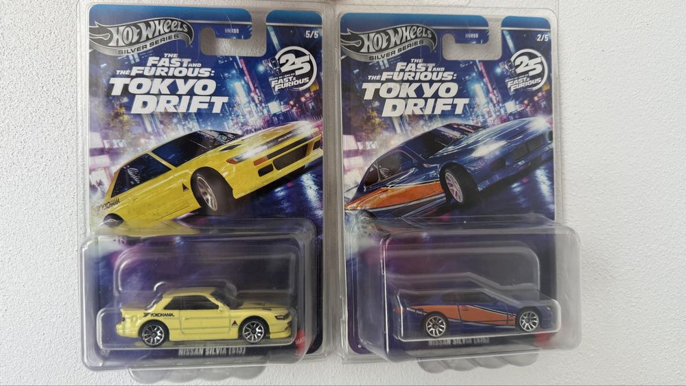 Hot Wheels Nissan Silvia S13 + S15 Fast & Furious Tokyo Drift (JDM