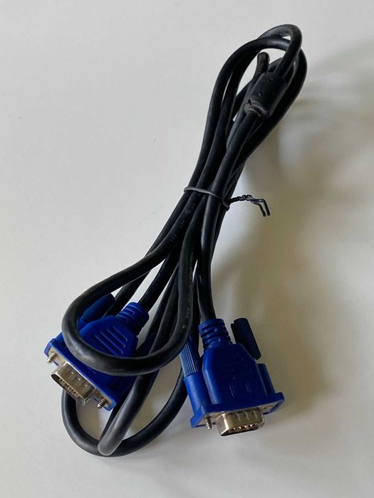 Kabel VGA-VGA video do monitora projektora przewód monitorowy dł. 1,8m