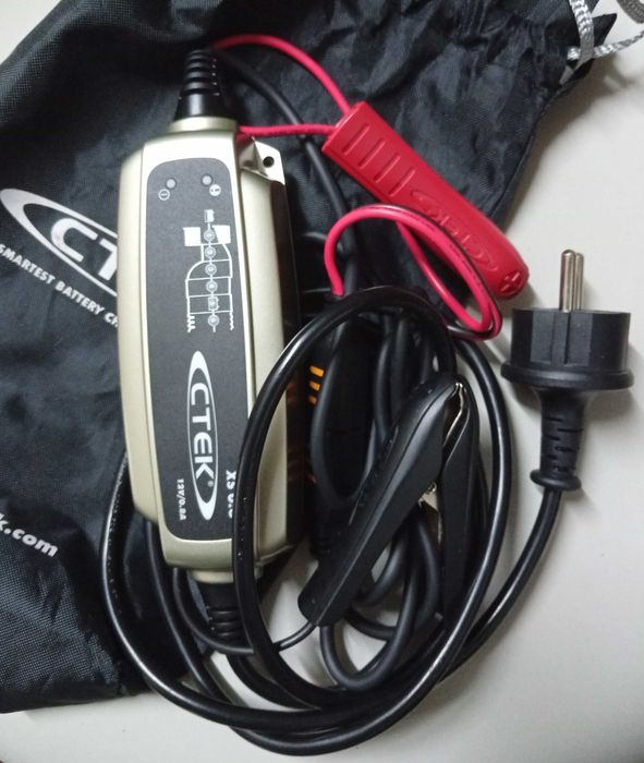 Carregador bateria mota CTEK