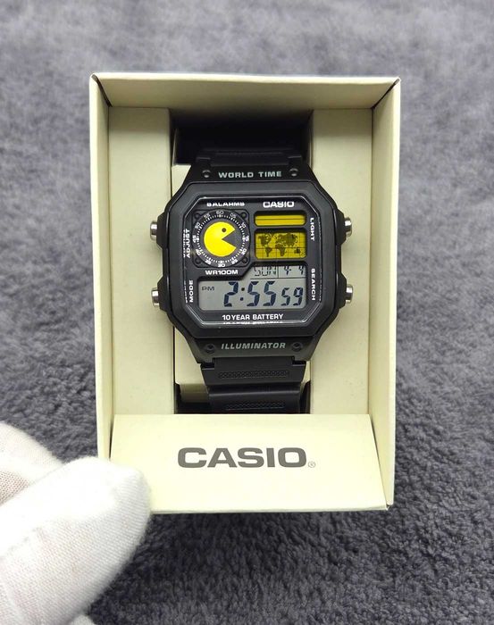 Casio Royale PAC-MAN Edition AE-1200WH-1AVEF – Fabrycznie Nowy Unikat