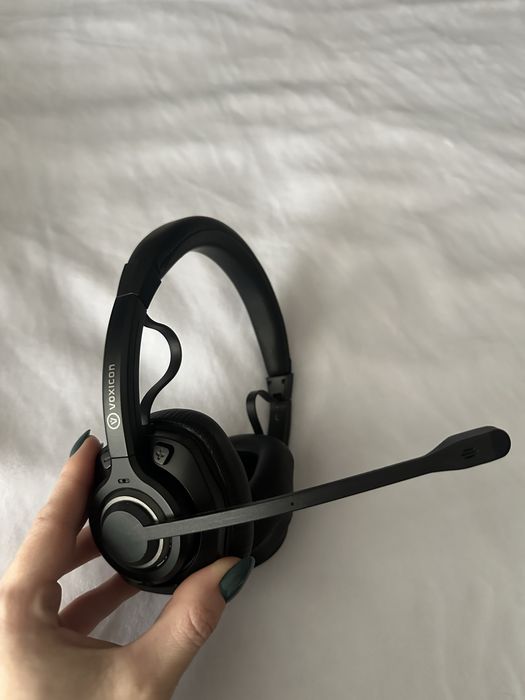 Słuchwaki z mikrofonem bezprzewodowe