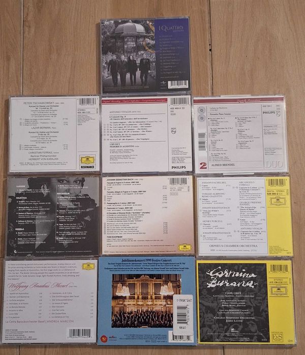 Beethoven, Vivaldi, Bach, Caballe 11 płyt CD Klasyki NAJLEPSZE WYDANIA