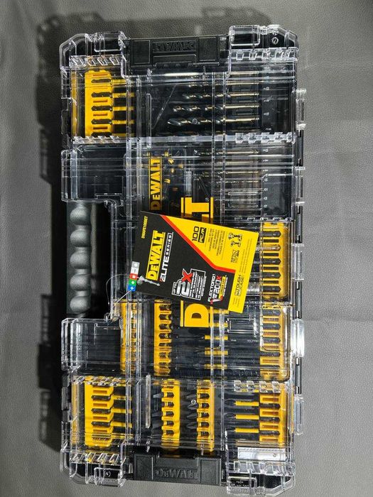 Набір біт та свердл dewalt dwafe100set Elite series (100 шт)