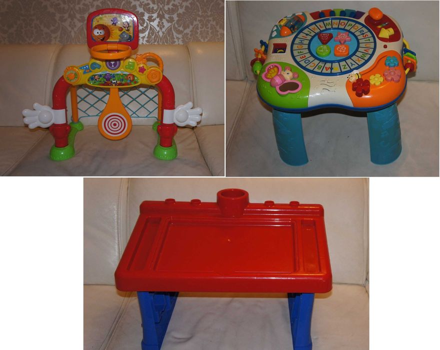 Bramka SMILY PLAY stolik WIN FUN stolik Clementoni