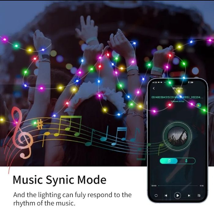 Lampki choinkowe LED USB