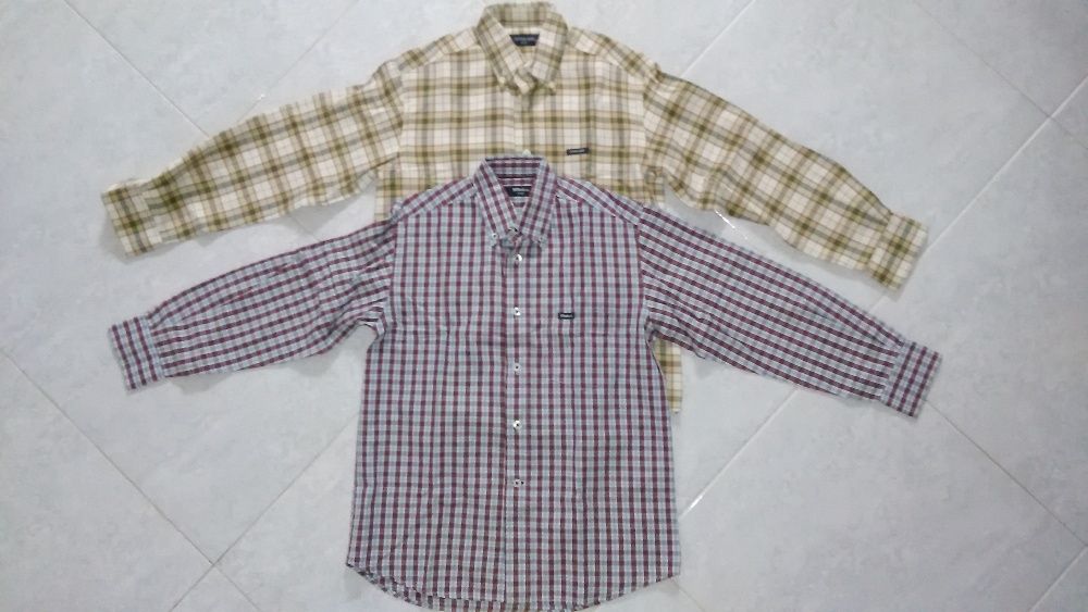 Camisa Xadrez de marca Tiffosi Denim - Tam 10 anos