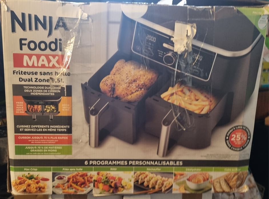 Frytkownica beztłuszczowa Ninja Foodi Max Dual Zone AF400EU