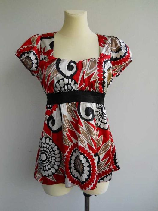 NEW LOOK piękna Elegancka Satynowa Tunika 42