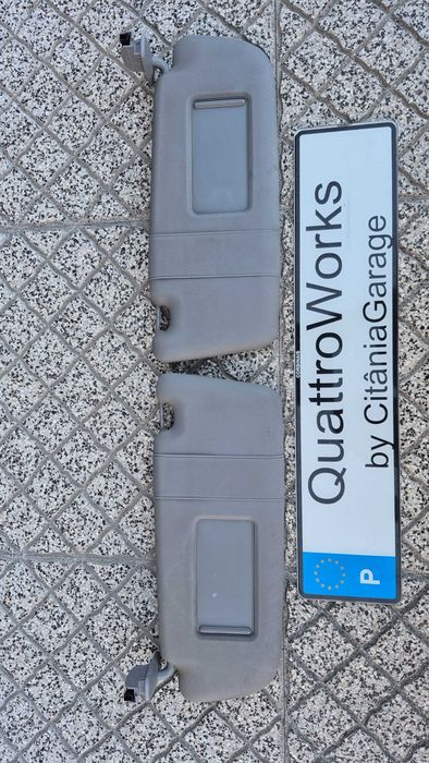 Palas sol iluminadas Audi A4 B5 A3 8L cinza facelift originais par