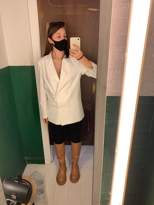 Чоботи черевики високі 36-37 розмір pull&bear демі